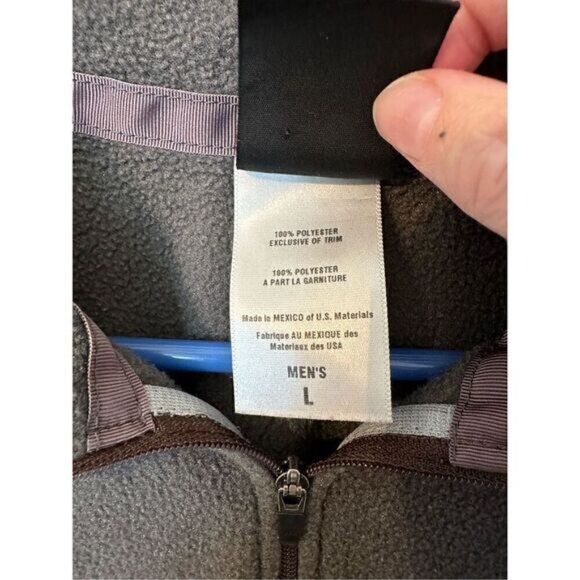 Patagonia Capilene Fleece 1/4 Zip Long Sleeve Pullover Men’s Jacket Size L - Picture 4 of 9